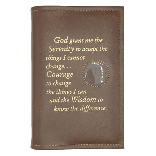 Big Book Regular Hardback - Serenity Prayer/Medallion Holder BBR0705