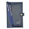 Big Book Regular Hardback – Medallion Holder with Snap/Bookmarks/Penholder (Blue) DDBAA0401