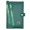 Big Book Regular Hardback – Medallion Holder with Snap/Bookmarks/Penholder (Green) DDBAA0407