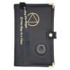 Big Book Regular Hardback – Serenity Prayer/Medallion Holder with Snap/Bookmark/Penholder/Metal Tips (Black) LDDAA0906