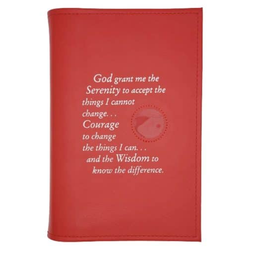 Big Book Regular Hardback – Serenity Prayer with Paperboard(Red)