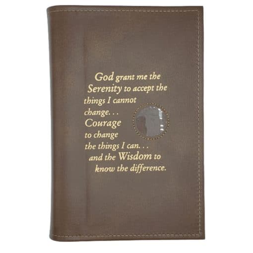 Big Book Regular Hardback – Serenity Prayer with Paperboard(Brown)