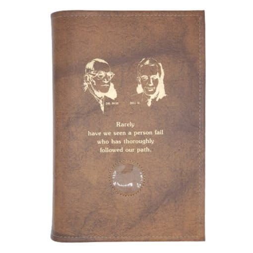 Big Book Regular Hardback – Bill and Bob/Medallion Holder with Paperboard(Tan)