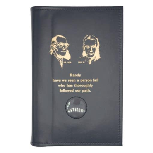 Big Book Regular Hardback – Bill and Bob/Medallion Holder with Paperboard(Black)