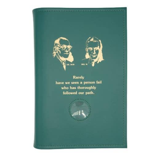 Big Book Regular Hardback – Bill and Bob/Medallion Holder with Paperboard(Green)