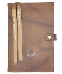 Big Book Regular Hardback – Medallion Holder with Paperboard/Snap/Bookmark/Penholder(Tan) DDBGP0403