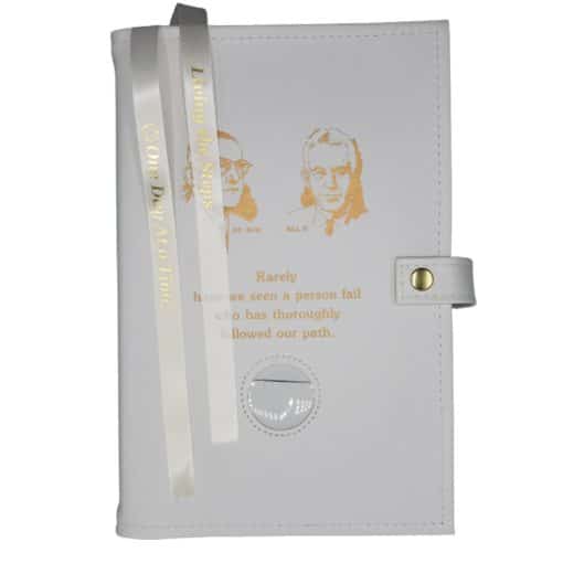 Big Book Regular Hardback - Bill and Bob/Medallion Holder with Paperboard/Snap/Bookmark/Penholder(White) DDBGP1010