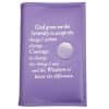 Hope, Faith & Courage I &II Reg Size Hardback, book cover with Serenity Prayer/Medallion Holder(Purple) NAR0708 Hope, Faith & Courage I &II Reg Size Hardback, book cover with Serenity Prayer/Medallion Holder(Purple) NAR0708