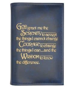 12n12 Hardback (Reg Size) Book Cover - Serenity Prayer(Blue) TTR0101