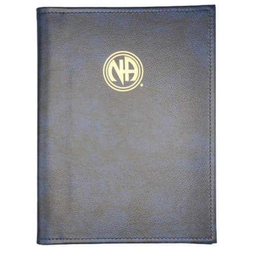 LARGE PRINT Paperback Basic Text(6th Ed), Book Cover with NA Logo & Paperboard(Blue) NASWG0301