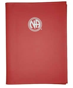LARGE PRINT Paperback Basic Text(6th Ed), Book Cover with NA Logo & Paperboard(Red) NASWG0302