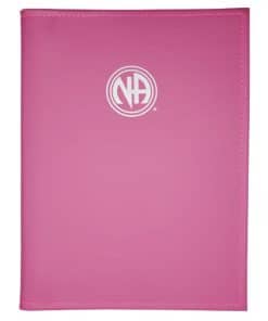 LARGE PRINT Paperback Basic Text(6th Ed), Book Cover with NA Logo & Paperboard(Pink) NASWG0309