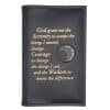 12n12 Paperback (Regular Size) Book Cover w/ Serenity Prayer/Medallion Holder and paperboard (BLACK)TTS0706 12n12 Paperback (Regular Size) Book Cover w/ Serenity Prayer/Medallion Holder and paperboard (BLACK)TTS0706